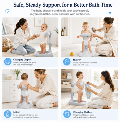 Baby Standing Bath Support Rack
