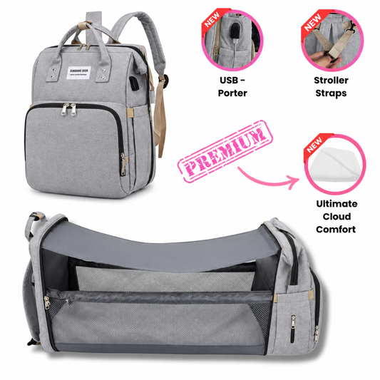 Snugsy®Backpack with Foldable Crib™